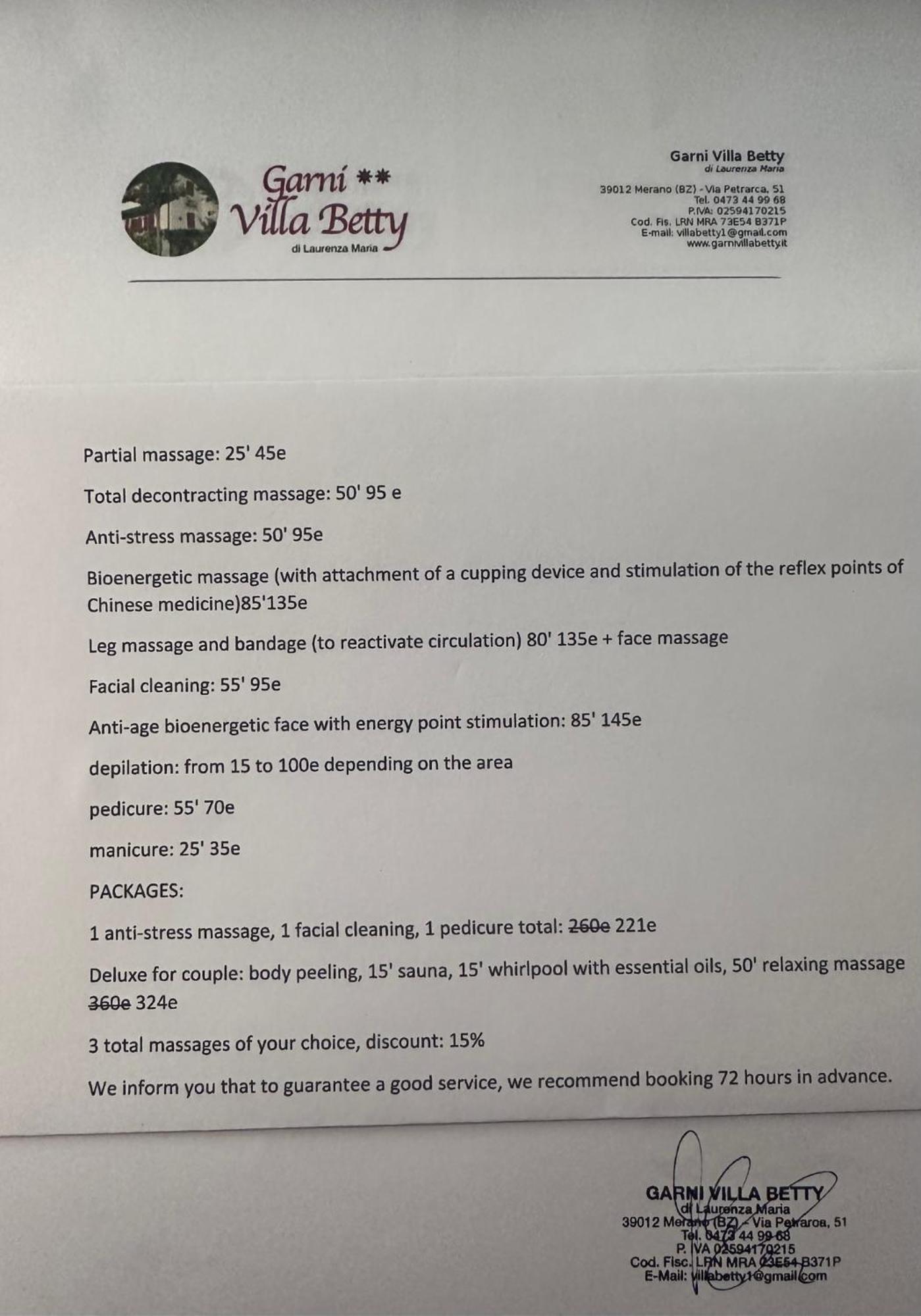 Garni Villa Betty Merano Dış mekan fotoğraf